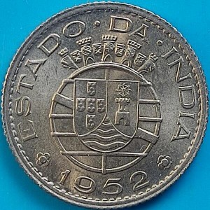 Реверс монеты Индия, ¼ рупии, 1947-1952