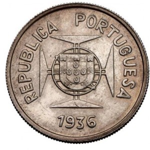 Аверс монеты Индия, ½ рупии, 1936