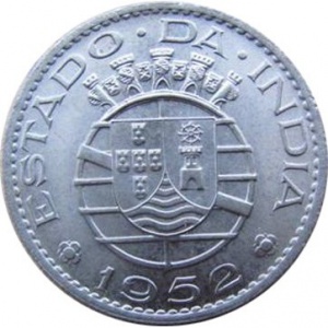 Реверс монеты Индия, ½ рупии, 1947-1952