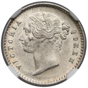 Аверс монеты Индия, 2 анны, 1841