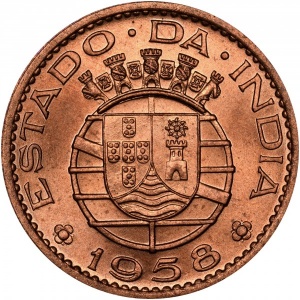 Аверс монеты Индия, 30 сентаво, 1958-1959