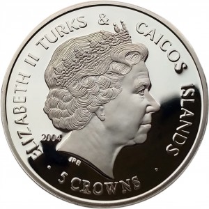Аверс монеты Индия, 5 крон, 2004, Королевские регалии Великобритании - Императорская Корона Индии