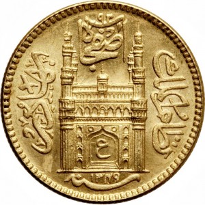 Аверс монеты Индия, 1 ашрафи, 1911-1912