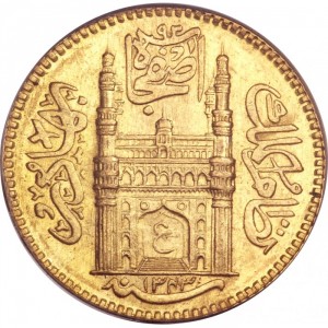 Аверс монеты Индия, 1 ашрафи, 1913-1945