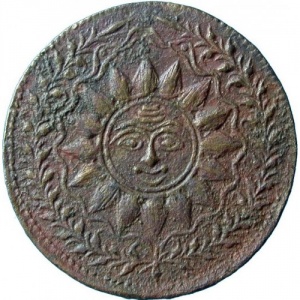 Аверс монеты Индия, ½ пайса, 1889, Без символов перед датой