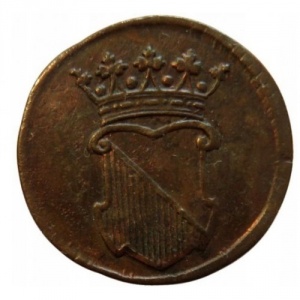 Аверс монеты Индия, ½ дуита, 1752-1770