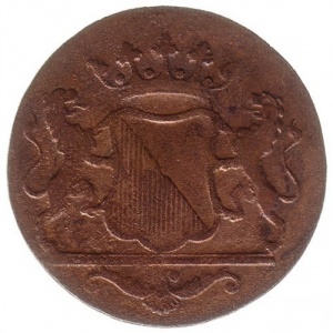 Аверс монеты Индия, 2 дуита, 1790