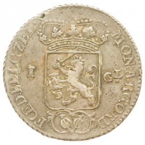 Аверс монеты Индия, 1 гульден, 1791