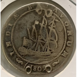 Аверс монеты Индия, 1 гульден, 1802