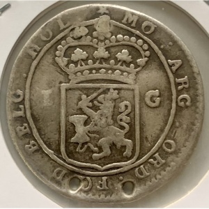 Реверс монеты Индия, 1 гульден, 1802