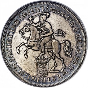 Аверс монеты Индия, 1 дукатон, 1728-1741, Герб Западной Фрисландии