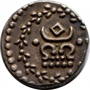 Аверс монеты Индия, 1 фанам, 1860