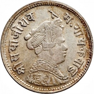 Аверс монеты Индия, ½ рупии, 1891-1892