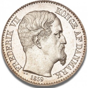 Аверс монеты Индия, 10 центов, 1859-1862