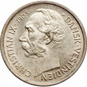 Аверс монеты Индия, 10 центов, 1905