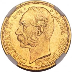 Аверс монеты Индия, 4 далера, 1904-1905