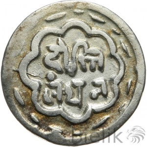 Реверс монеты Индия, ¼ рупии, 1858