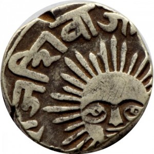 Аверс монеты Индия, ½ рупии, 1890-1897