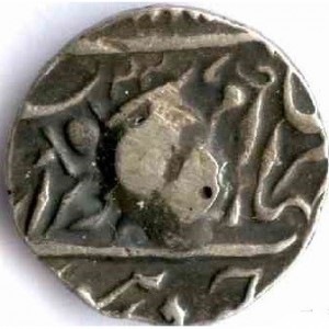 Реверс монеты Индия, ½ рупии, 1918