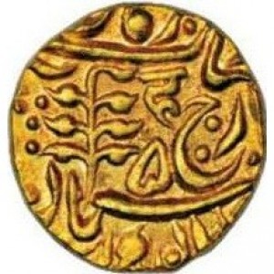 Аверс монеты Индия, 1 мухр, 1911