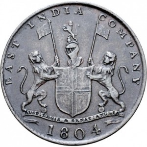 Аверс монеты Индия, 2 кепинга, 1804