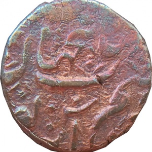 Реверс монеты Индия, ½ анна, 1885-1889