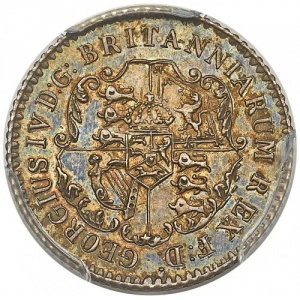 Аверс монеты Индия, 1/16 доллара, 1820-1822