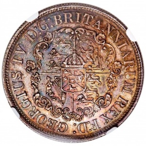 Аверс монеты Индия, ½ доллара, 1822