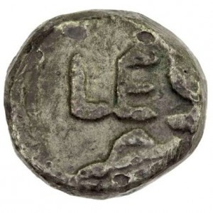 Реверс монеты Индия, 1 кэш, 1620