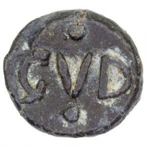 Реверс монеты Индия, 1 кэш, 1620