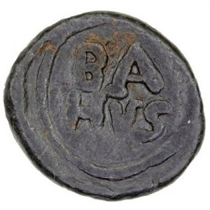 Реверс монеты Индия, 1 кэш, 1620