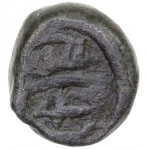 Аверс монеты Индия, 1 кэш, 1648