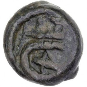 Аверс монеты Индия, 1 кэш, 1648