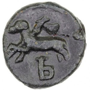 Реверс монеты Индия, 1 кэш, 1653