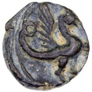 Реверс монеты Индия, 1 кэш, 1653