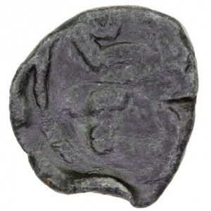 Аверс монеты Индия, 1 кэш, 1653