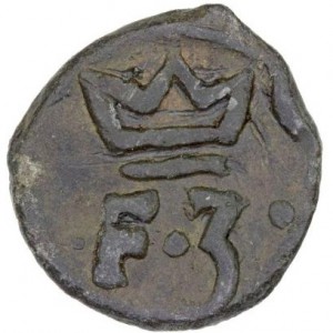 Аверс монеты Индия, 1 кэш, 1653