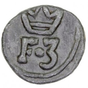 Аверс монеты Индия, 1 кэш, 1653