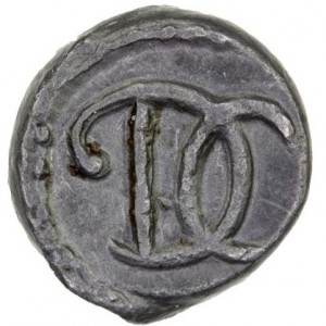 Реверс монеты Индия, 1 кэш, 1670