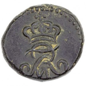 Аверс монеты Индия, 4 кэш, 1817-1839