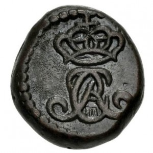 Аверс монеты Индия, 4 кэш, 1840-1845