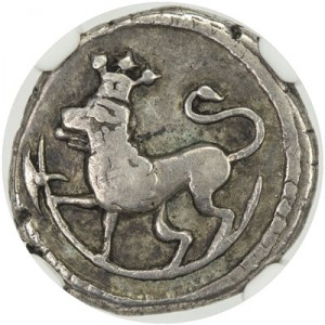 Реверс монеты Индия, 2 роялина, 1731