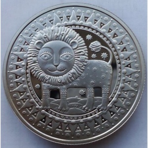 Реверс монеты Беларусь, 1 рубль, 2009, Лев