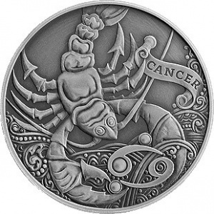 Реверс монеты Беларусь, 1 рубль, 2015, Рак