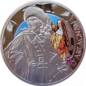 Реверс монеты Беларусь, 20 рублей, 2009, Д'артаньян /proof/