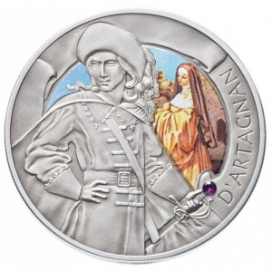 Реверс монеты Беларусь, 20 рублей, 2009, Д'Артаньян /античная отделка/