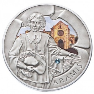 Реверс монеты Беларусь, 20 рублей, 2009, Арамис /античная отделка/