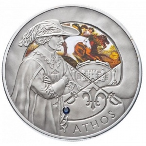 Реверс монеты Беларусь, 20 рублей, 2009, Атос /античная отделка/