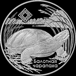 Реверс монеты Беларусь, 20 рублей, 2010, Средняя Припять