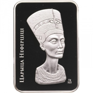 Реверс монеты Беларусь, 20 рублей, 2010, Царица Нефертити